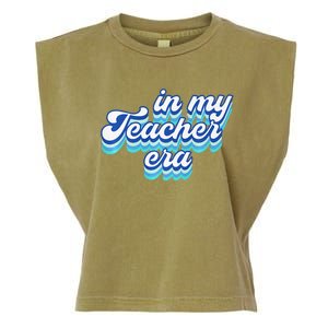 In My Teacher Era In Blue Garment-Dyed Women's Muscle Tee