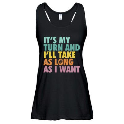 ItS My Turn And ILl Take As Long As I Want Board Games Ladies Essential Flowy Tank