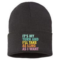 ItS My Turn And ILl Take As Long As I Want Board Games Sustainable Knit Beanie