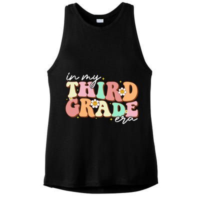 In My Third Grade Era Retro Back To School Teacher Student Ladies PosiCharge Tri-Blend Wicking Tank
