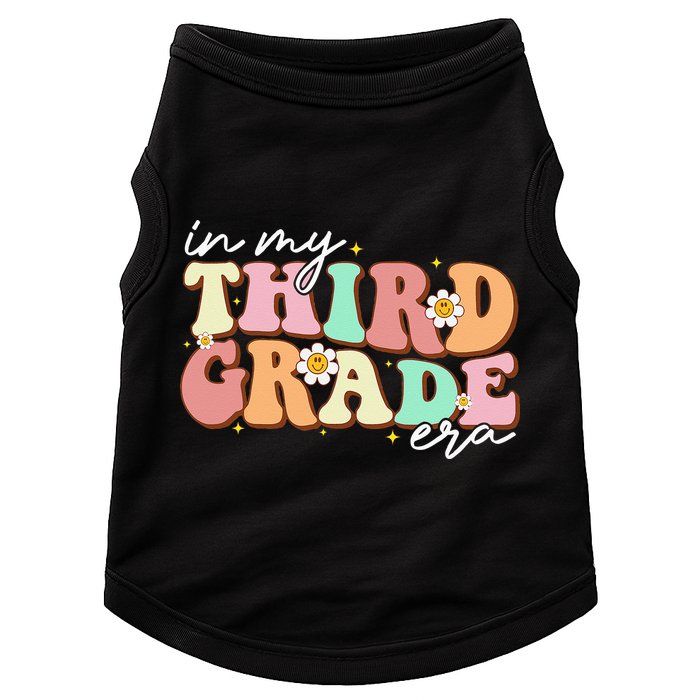 In My Third Grade Era Retro Back To School Teacher Student Doggie Tank