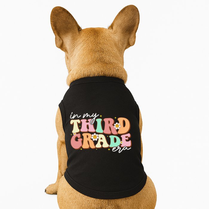 In My Third Grade Era Retro Back To School Teacher Student Doggie Tank
