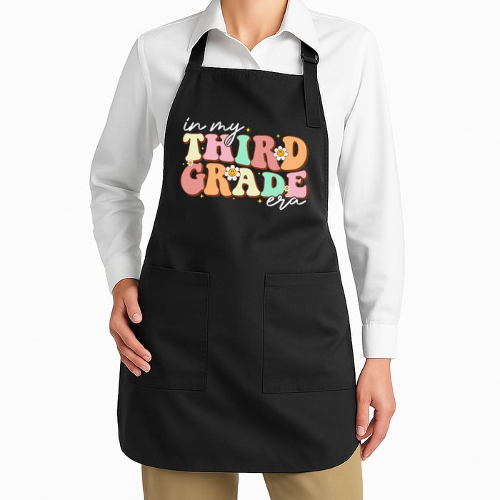 In My Third Grade Era Retro Back To School Teacher Student Apron