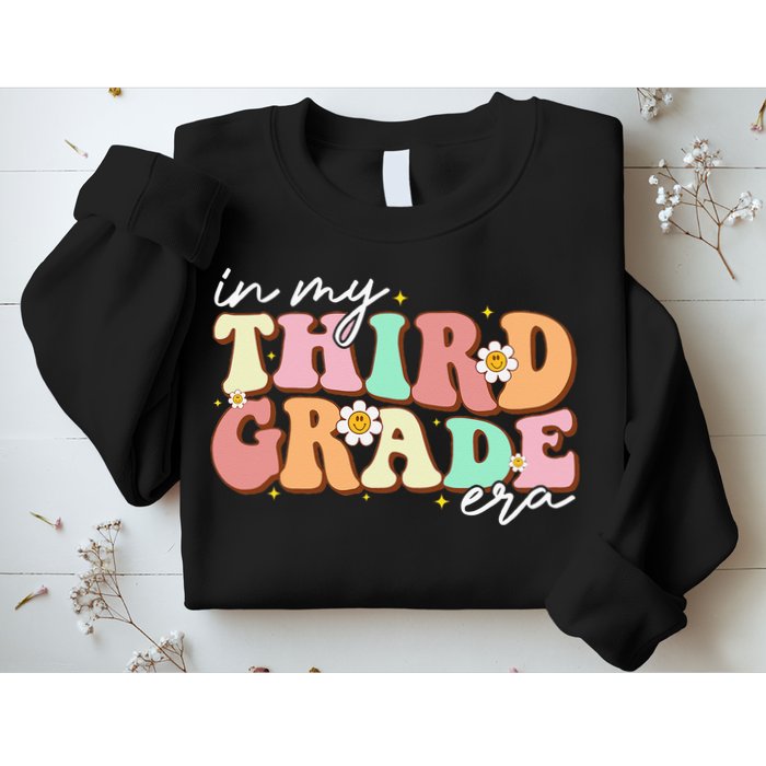 In My Third Grade Era Retro Back To School Teacher Student Sweatshirt