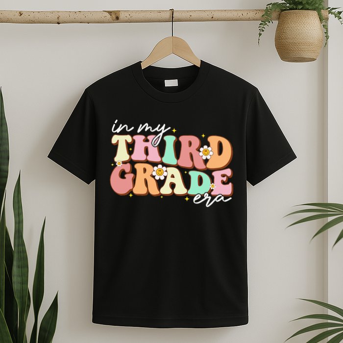 In My Third Grade Era Retro Back To School Teacher Student T-Shirt