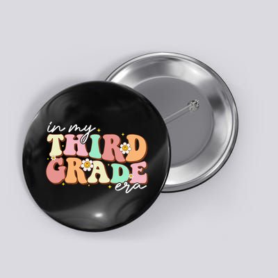 In My Third Grade Era Retro Back To School Teacher Student Button