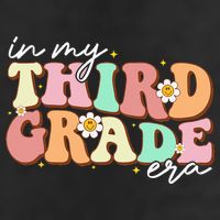 In My Third Grade Era Retro Back To School Teacher Student Adult Drive Performance Visor