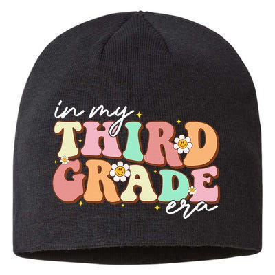 In My Third Grade Era Retro Back To School Teacher Student Sustainable Beanie