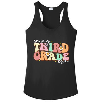 In My Third Grade Era Retro Back To School Teacher Student Ladies PosiCharge Competitor Racerback Tank