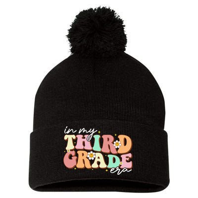 In My Third Grade Era Retro Back To School Teacher Student Pom Pom 12in Knit Beanie