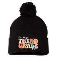 In My Third Grade Era Retro Back To School Teacher Student Pom Pom 12in Knit Beanie