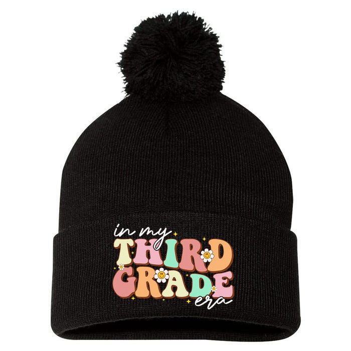 In My Third Grade Era Retro Back To School Teacher Student Pom Pom 12in Knit Beanie