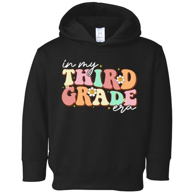 In My Third Grade Era Retro Back To School Teacher Student Toddler Hoodie
