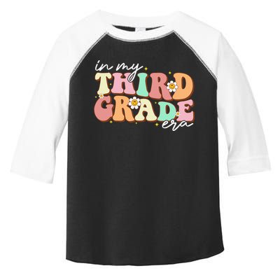 In My Third Grade Era Retro Back To School Teacher Student Toddler Fine Jersey T-Shirt
