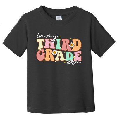 In My Third Grade Era Retro Back To School Teacher Student Toddler T-Shirt