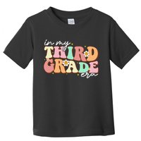 In My Third Grade Era Retro Back To School Teacher Student Toddler T-Shirt