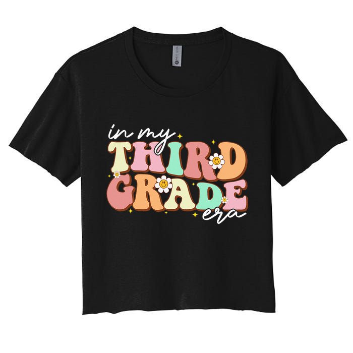 In My Third Grade Era Retro Back To School Teacher Student Crop Top