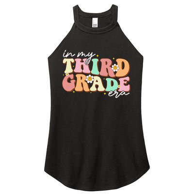 In My Third Grade Era Retro Back To School Teacher Student Women's Perfect Tri Rocker Tank