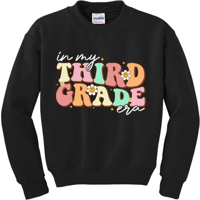 In My Third Grade Era Retro Back To School Teacher Student Kids Sweatshirt