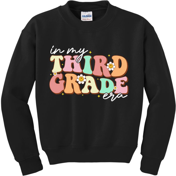 In My Third Grade Era Retro Back To School Teacher Student Kids Sweatshirt