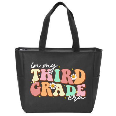 In My Third Grade Era Retro Back To School Teacher Student Zip Tote Bag