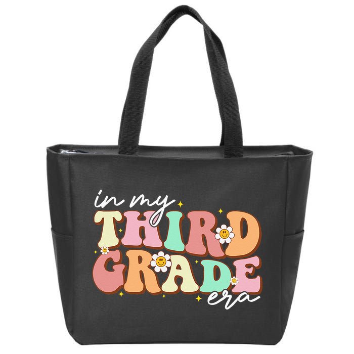 In My Third Grade Era Retro Back To School Teacher Student Zip Tote Bag
