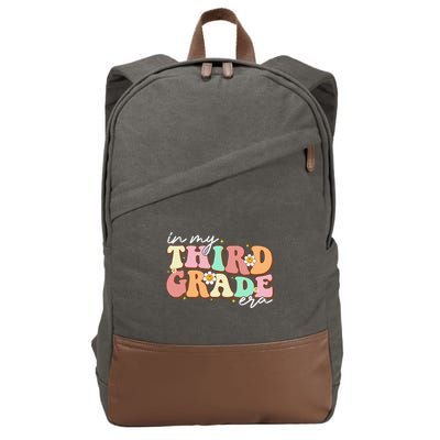 In My Third Grade Era Retro Back To School Teacher Student Cotton Canvas Backpack