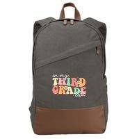 In My Third Grade Era Retro Back To School Teacher Student Cotton Canvas Backpack