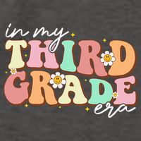 In My Third Grade Era Retro Back To School Teacher Student Vector Backpack