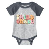 In My Third Grade Era Retro Back To School Teacher Student Infant Baby Jersey Bodysuit