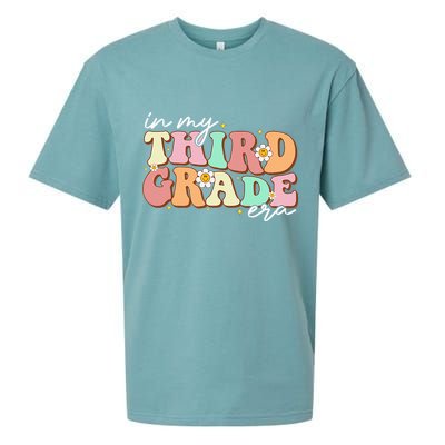 In My Third Grade Era Retro Back To School Teacher Student Sueded Cloud Jersey T-Shirt