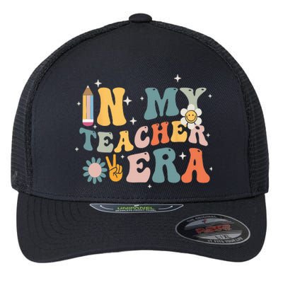 In My Teacher Era First Day Of School Teacher Back To School Flexfit Unipanel Trucker Cap