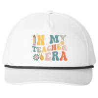 In My Teacher Era First Day Of School Teacher Back To School Snapback Five-Panel Rope Hat