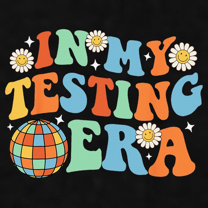 In My Testing Era Testing Day Ladies PosiCharge Tri-Blend Wicking Tank