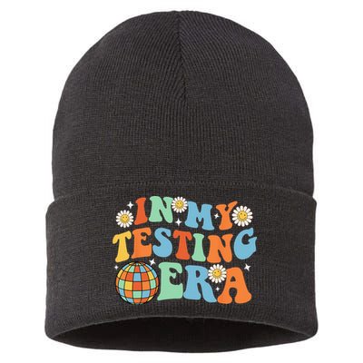 In My Testing Era Testing Day Sustainable Knit Beanie