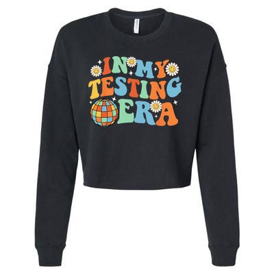 In My Testing Era Testing Day Cropped Pullover Crew