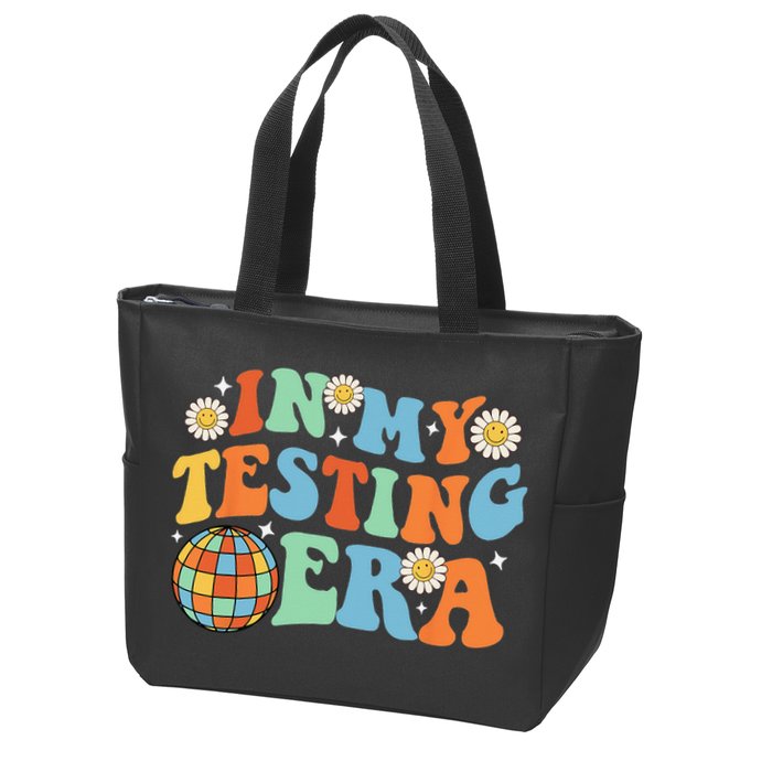 In My Testing Era Testing Day Zip Tote Bag