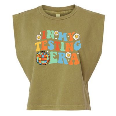 In My Testing Era Testing Day Garment-Dyed Women's Muscle Tee