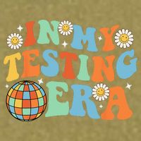 In My Testing Era Testing Day Garment-Dyed Women's Muscle Tee