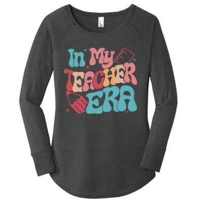 In My Teacher Era Teacher Appreciation Women's Perfect Tri Tunic Long Sleeve Shirt