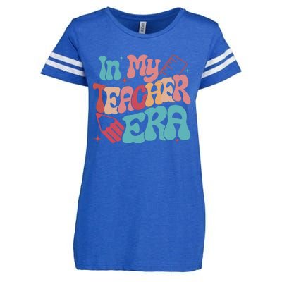 In My Teacher Era Teacher Appreciation Enza Ladies Jersey Football T-Shirt