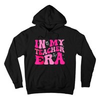 In My Teaching Era Best Teacher Appreciation Retro Groovy Hoodie