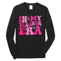 In My Teaching Era Best Teacher Appreciation Retro Groovy Long Sleeve Shirt