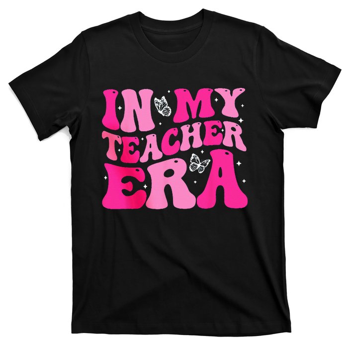 In My Teaching Era Best Teacher Appreciation Retro Groovy T-Shirt