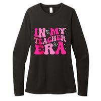 In My Teaching Era Best Teacher Appreciation Retro Groovy Womens CVC Long Sleeve Shirt