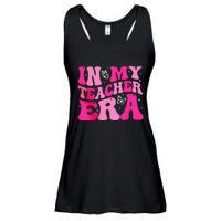 In My Teaching Era Best Teacher Appreciation Retro Groovy Ladies Essential Flowy Tank