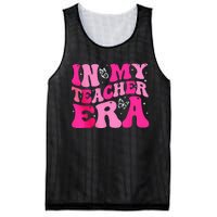 In My Teaching Era Best Teacher Appreciation Retro Groovy Mesh Reversible Basketball Jersey Tank