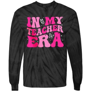 In My Teaching Era Best Teacher Appreciation Retro Groovy Tie-Dye Long Sleeve Shirt