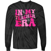 In My Teaching Era Best Teacher Appreciation Retro Groovy Tie-Dye Long Sleeve Shirt