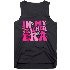 In My Teaching Era Best Teacher Appreciation Retro Groovy Tank Top